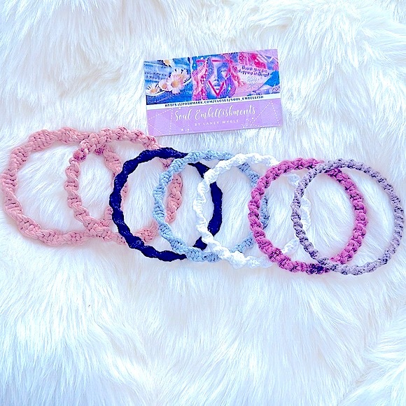 »-FaNcY MoDeRn MaCrAmE BaNgLe bRaCeLeTs«-«WoVeN »ClAsSiC bOhO sTyLe« BY ᒪᗩᑎEY♥️ - Picture 4 of 15